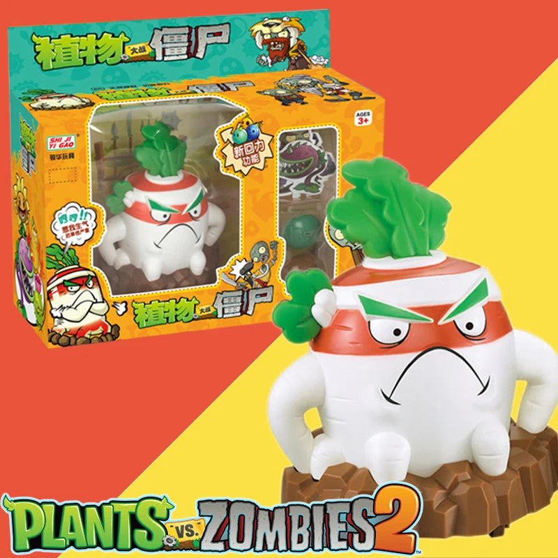 Plants Vs Zombies 2 Licensed Resistant Radish Pull Back Car Battle Set Bulk Stock Collectible Action Figures Strategy Game Family Kids Gift
