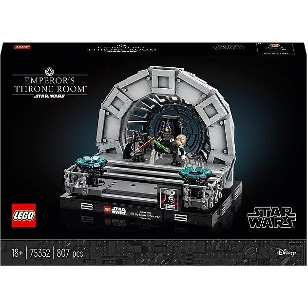 LEGO Star Wars 75352 Emperors Throne Room Diorama