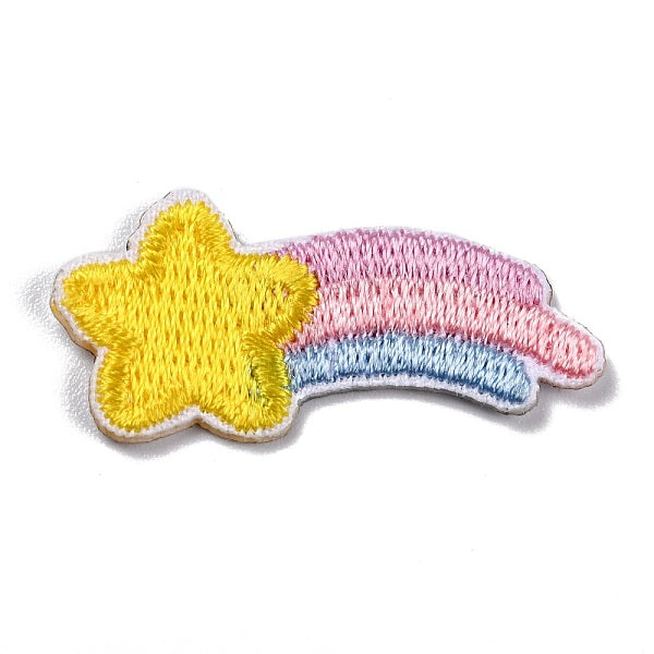 Toppe autoadesive in tessuto da ricamo computerizzato