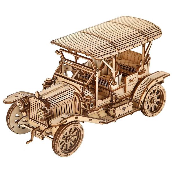 classic car Model DIY 3D Wooden Puzzle Building Block Kits Assembly Toy Birthday Gift For Kids Adt He DecorT250117