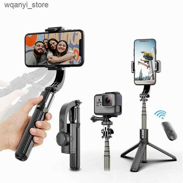 Selfie Monopods Handheld universal joint stabilizer foldable extension selfie stick tripod remote suitable for iPhone smartphones L240910