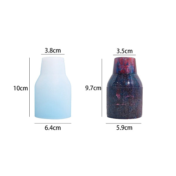Moules en silicone vase bricolage