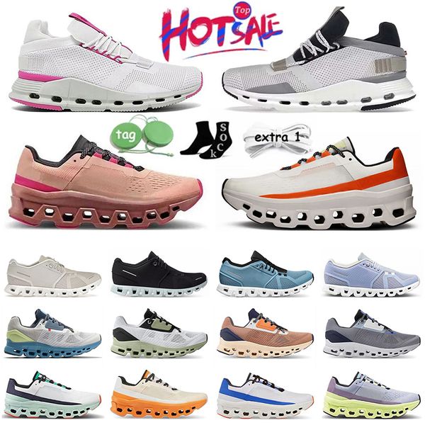 Running Shoes Designer Sneakers Homens Mulheres triplas pretas brancas rosa azu