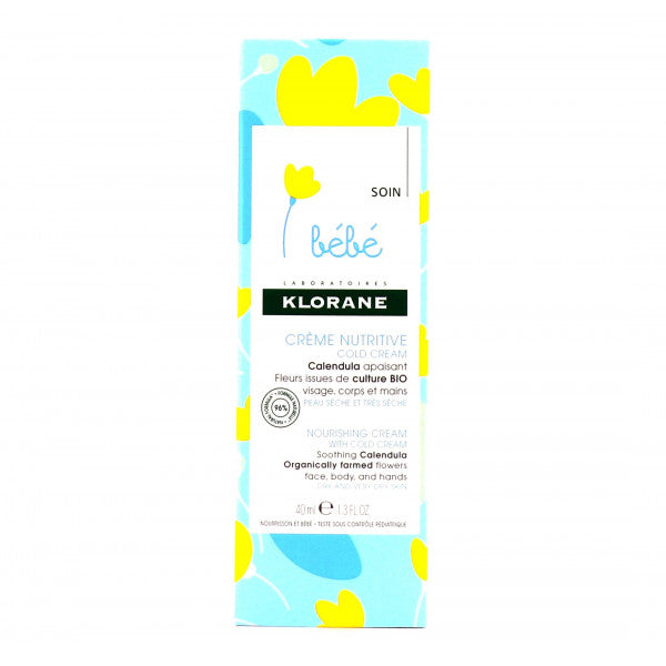 Crème nutritive cold cream - Klorane Nawilżanie i odżywianie 40 ml