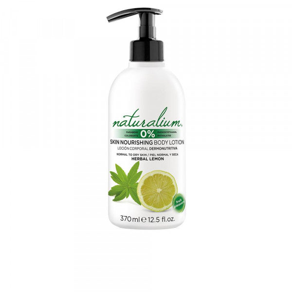 Skin nourishing Body lotion herbal lemon - Naturalium Hydraterend en voedend 370 ml