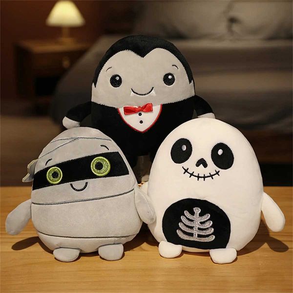 Plush Dolls Hot Halloween Party Plush Toys Cute Plush Fill Vampire Pumpkin People Ghost Plush Toys Halloween Room Decoration Gifts T240907
