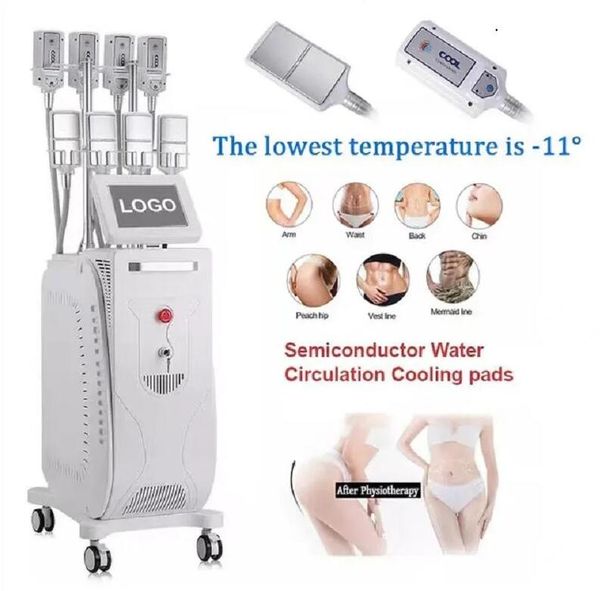 Factory price Cryolipolysis Slimming machine 8 freezz handles cryo ems rf Cooling EMS radio frequency Fat Reduce skin tighten beauty machine