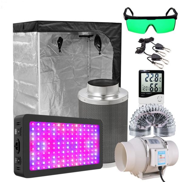 LED Grow Tent Kit Grow Lights 1500W 1200W 900W 600W Boxes For Indoor Plant Growing daylight lamp plants