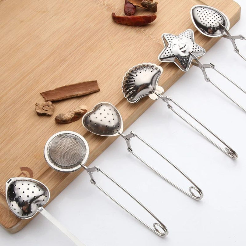 Stainless Steel Tea Tools Infuser Sphere Mesh Ball Bulk Filter Diffuser Handle Seasoning Strainer Teapot Gadgets Kitchen Tools G0522