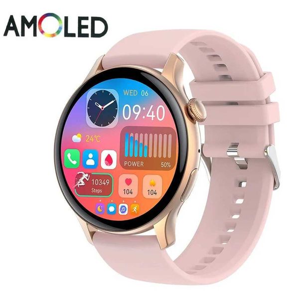 Smart Watch HK85 AMOLED 1.43 BT Call Health Monitoring Always on Display Men Women Tracking Fitness Sports Smartwatch M240824