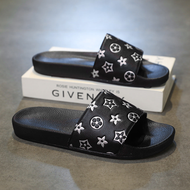 Designer Slippers Cross-border plus-size Southeast Asia 2025 New style one-piece slippers for outerwear soft-soled summer men&#039;s beach sandals f