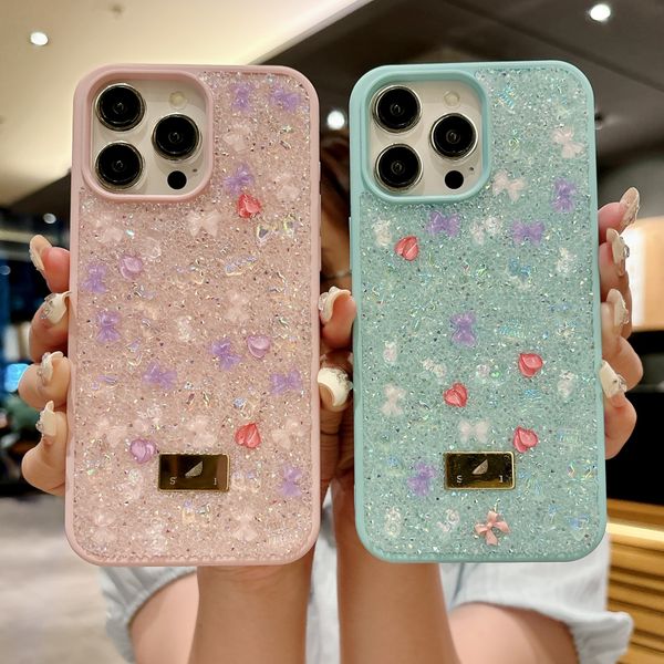 Luxury Brand Bling Glitter Phone Case Designer iPhone Case For iPhone 16 Pro Max 15 Pro Max 14 13 12 11 15 Plus case Sparkling Rhinestone Di