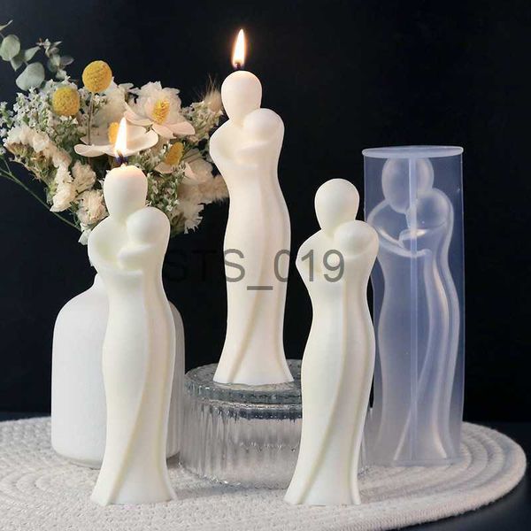 Other Health Beauty Items Hug Lover Portrait Candle Silicone Mold DIY Human Body Couples Mother Child Candle Making Craft Gifts Home Decor A