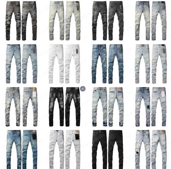 ksubi jeans Brand Denim ksubis jeans High quality fashion men jeans designer pant distressed ripped biker black blue jean slim fit designer