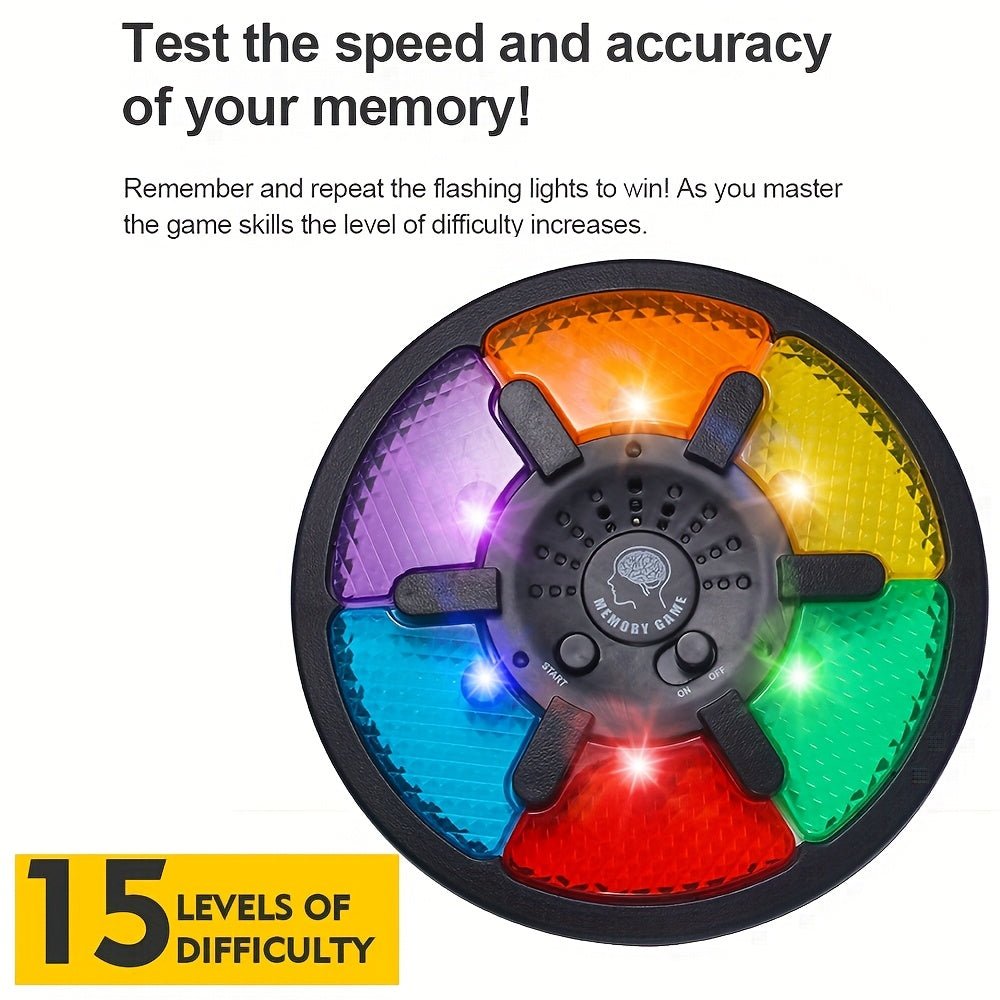 TEMU Focus, Memory, Training, Circular Memory Game Machine, Puzzle Toy Handheld Electronic Memory Game Toy Memory Training, Christmas, Thanksgiving,