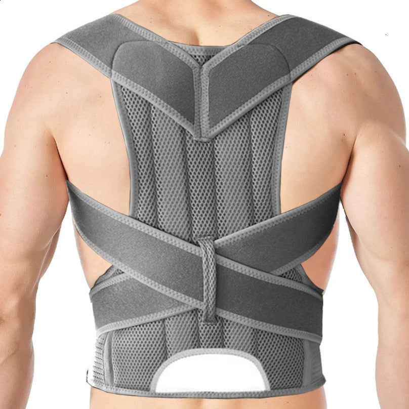 4XL Bar Shoulder Bone Care Support Correction Back Brace Straightener Posture Corrector Vest Scoliosis Orthopedic Belt 240715