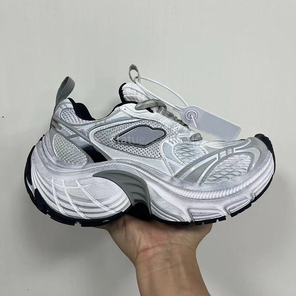 2025 Paris Dad Shoes 10XL Men&#039;s Shoes Increase Height Ten Generation Women&#039;s Shoes Worn Out Casual Breathable Sports Shoes Q7