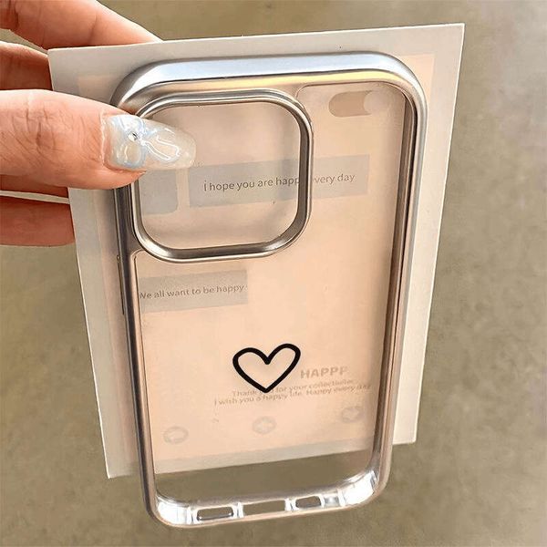 Simple and caring phone suitable for Apple 15promax iPhone 14 new 13 protective case 12 women&#039;s model 16