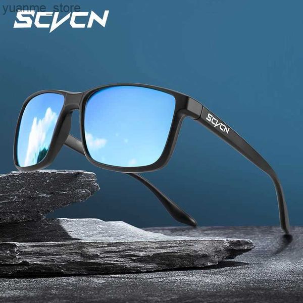 Outdoor Eyewear SCVCN Men Sports Hiking Goggles UV400 Bicycle Eyewear Outdoor Road Bike Cycling Sunglasses Women Cycling Polarized Glasses Y