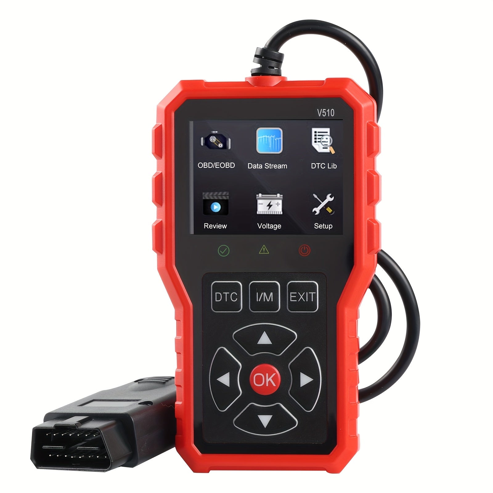 TEMU 2025 Newest Scanner Diagnostics Tool, Full Functionality, Reset, 6 & 8, Engine Code Reader For All Obdii-eobd Vehicles Post-1996, 36v Max, Usb