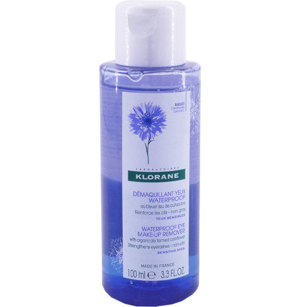 Démaquillant yeux waterproof - Klorane Cleanser - Make-up remover 100 ml