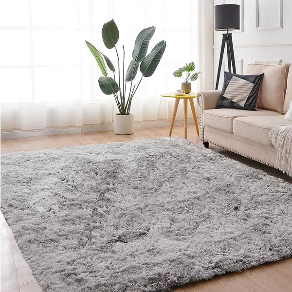 Fluffy large Carpet Living Room Plush Lounge Rug in The Bedroom Floor Mat Soft Velvet Carpets For Children Room DecorationM240806