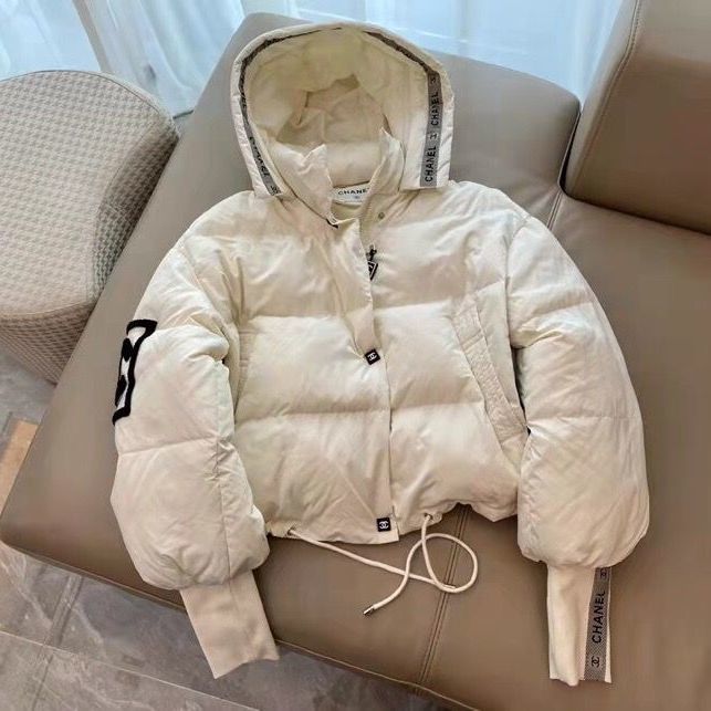 Women&#039;s Designer Down Warm Thick Loose Winter Jacket Women&#039;s Short With Hooded Fur Collar Padded Coat Casual ad8c