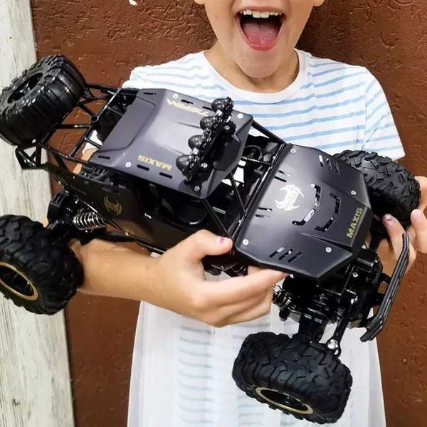 Electric-RC Car 4DRC 1 12 - 1 16 4WD RC Car with Led Lights Buggy Off-Road Control Trucks 2.4G Radio Remote Control Cars Boys Christmas Toys