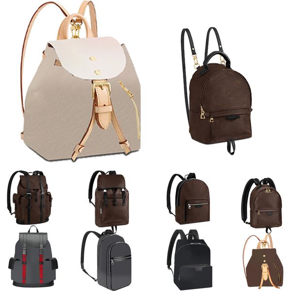 Designer Backpack Style Palm Springs Mini Backpacks Handbag Men Crossbody Bag Women Luxury Designers School Bags Leather Black Handbags Back