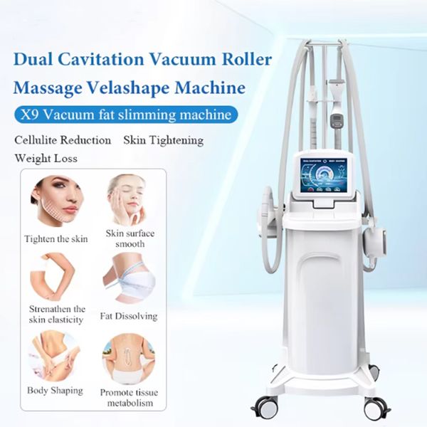 Professional Vela Body Shape Massage Machine Roller Bipolar Vacuum Cavitation Face Lift Loss Weight Wrinkle Remover Firming