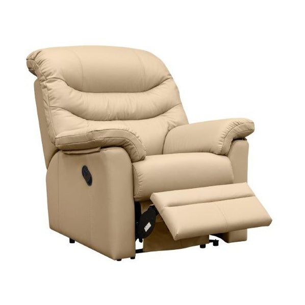 G Plan Ledbury Recliner Chair - Leather Grade L - Manual