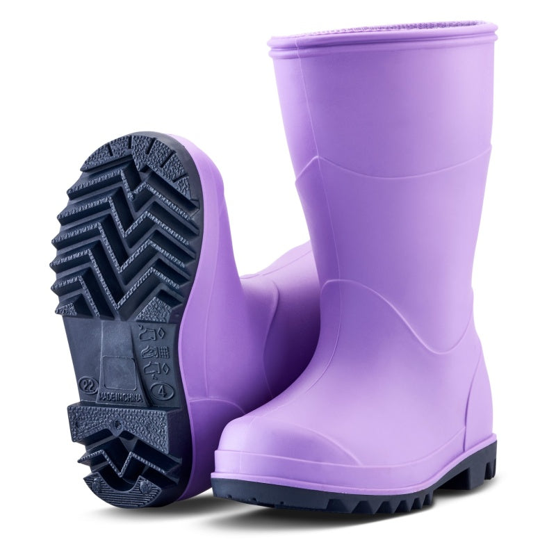 Grubs Berwick Youth Wellington Boots - Lavender - Childrens 4
