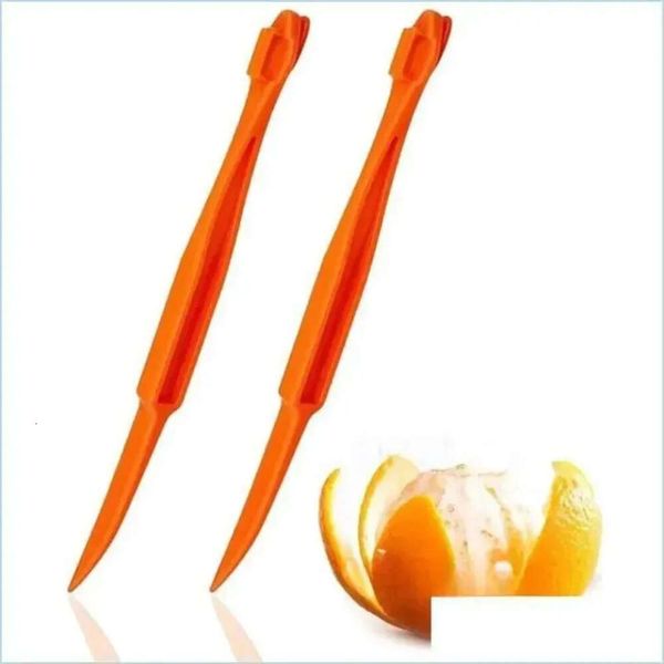 Plastic Tools Peeler Open Easy Orange Lemon Citrus Peel Cutter Vegetable Slicer Fruit Kitchen Gadgets Fy4072
