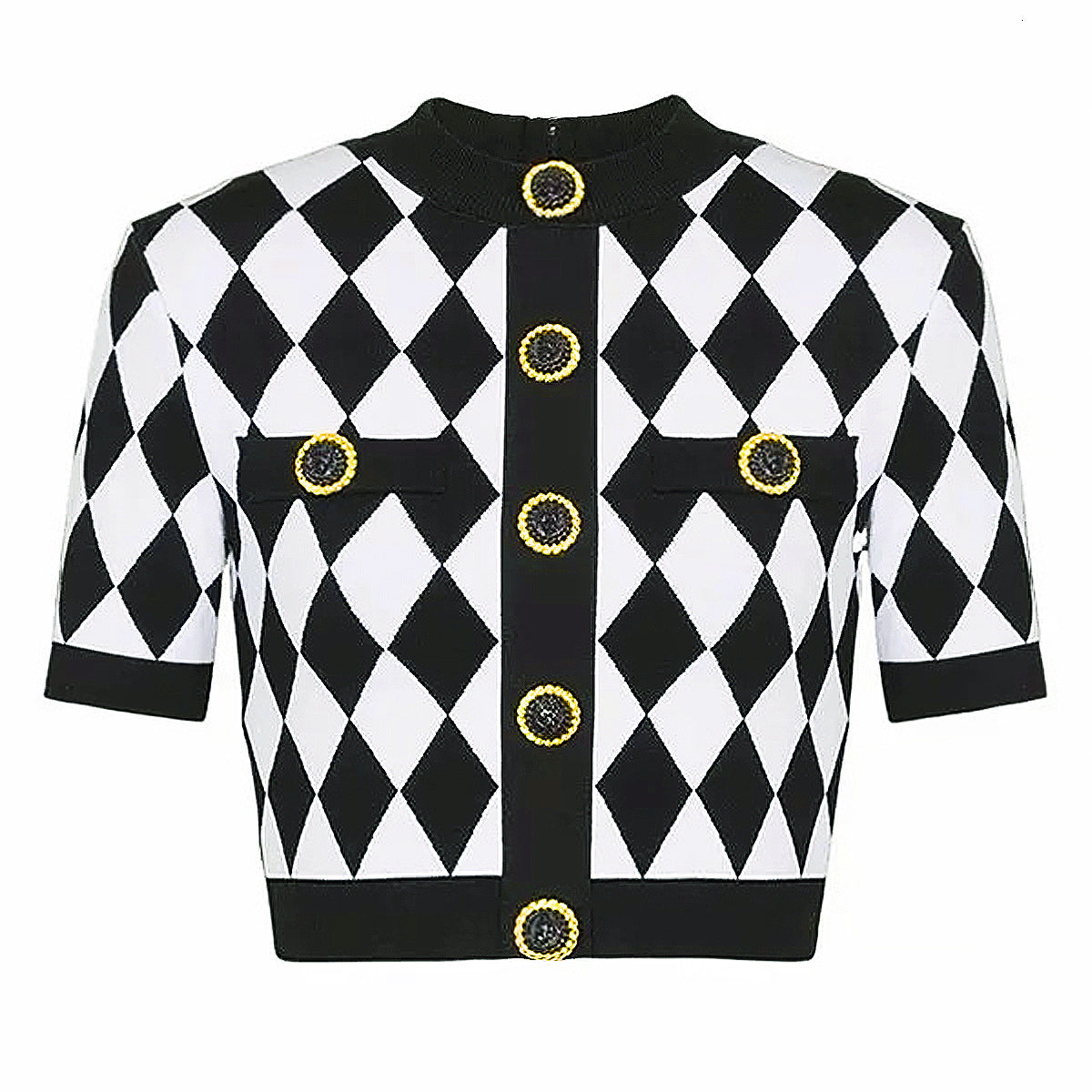 Spot Summer 2024 New Celebrity Ladies Women&#039;s Sweaters Fashion Classic High Quality Short Sleeve Tops T-Shirts Knitwear