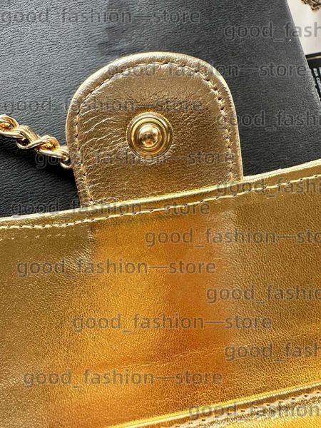 Chennel Bag Designer Shoulder Chain Bag Shiny Gold Bag Silver Clutch Flap Channelwallet Handbag Fashion Totes Bags Luxury Wallet Leather Pur
