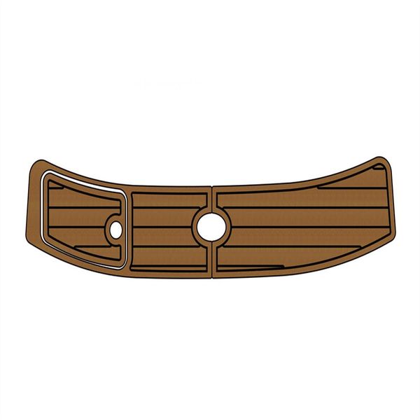 Cobalt 200 Swim Platform Step Pads Boat EVA Foam Faux Teak Deck Floor Mat Backing Self Adhesive SeaDek Gatorstep Style Pads