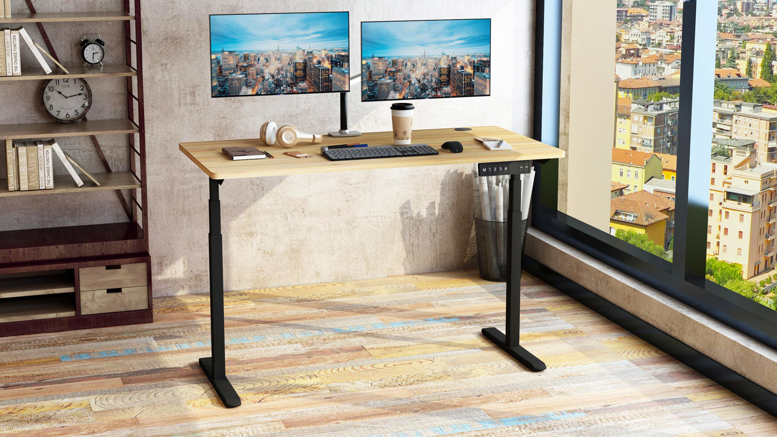 Northread CompactDesk: Programmable Keypad Walnut