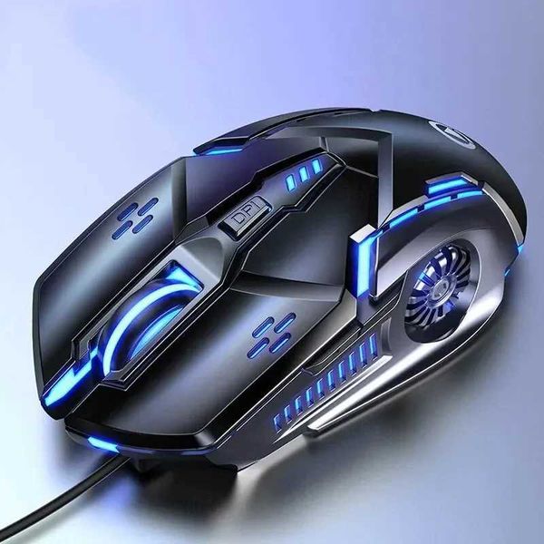 New Arrival Silver Eagle G5 Mute Wired Mouse Six Key Luminous Gaming Esports Mechanical Computer Accessories T250102