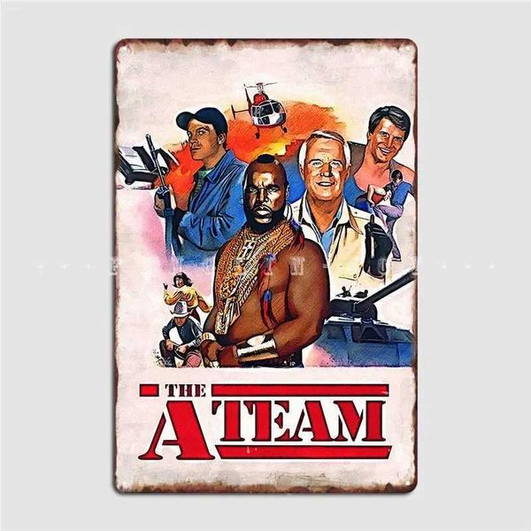 High Quality The A Team Metal Sign Pub Club Bar Create Wall Decor Tin Sign Posters T250118