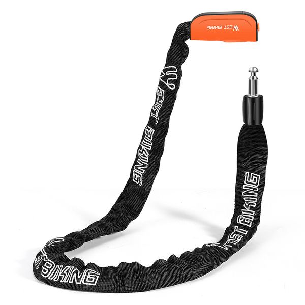 Bike Chain Locks with Keys Mountain Bike Chain Lock Anti-Theft Safety Bicycle Lock High-Security for Electric Bike Scooter