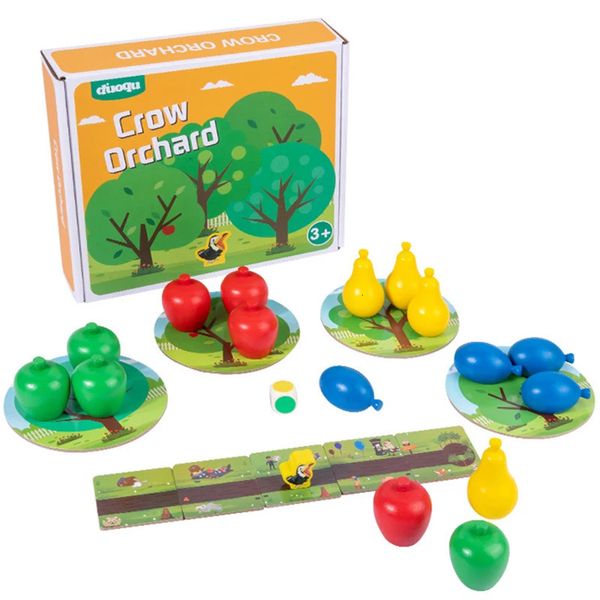 Children Montesorri Board Games Educational Toys Crow Orchard Chess Logical Thinking Interaction Cooperative Memory Game Kid Toy 250116