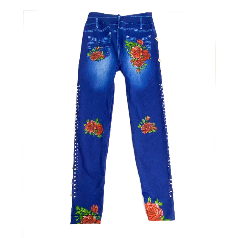 Cross-border hot women&#039;s jeans hole Slim small leg pants spot wholesale blue Europe and the United States tight jeans female