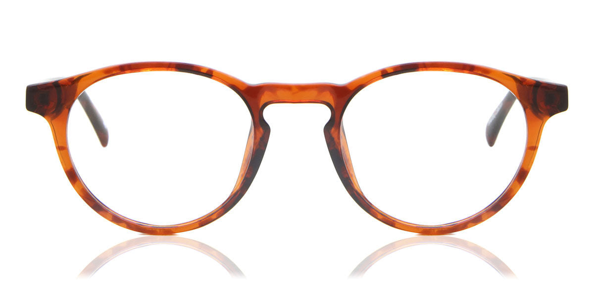 Oval Full Rim Plastic Men's Glasses Discount Online Tortoiseshell Size 48, Free Lenses, HSA/FSA Insurance, Blue Light Block Available - SmartBuy Colle