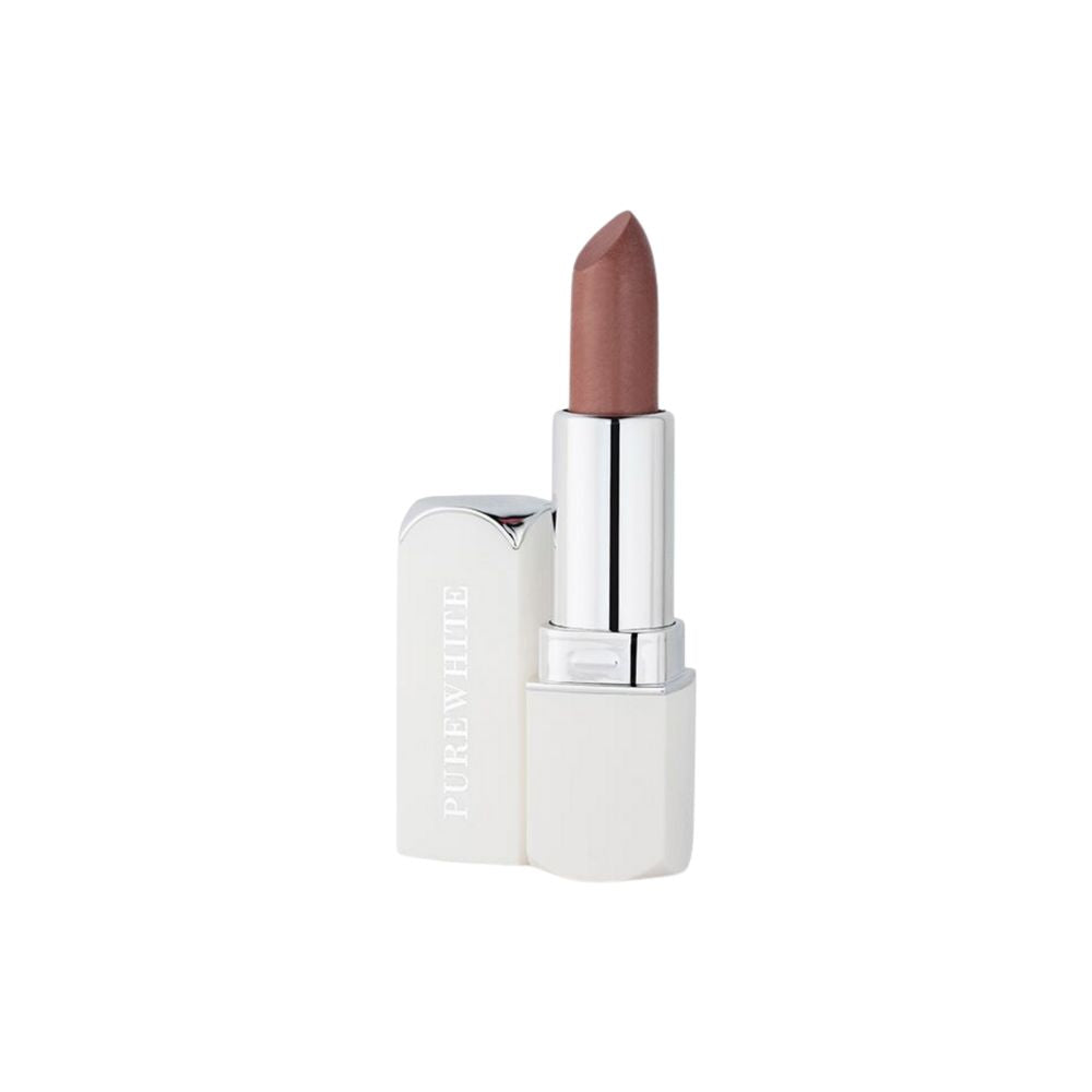 Pure white cosmetics Purey Inviting Satin Cream Lipstick, kaffecreme (3,90 g)