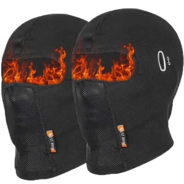 Winter Thermal Motorcyc clavas Cycling Windproof Full Face Mask Helmet Liner Breathab clava Sports Warm wear HatXJ241021
