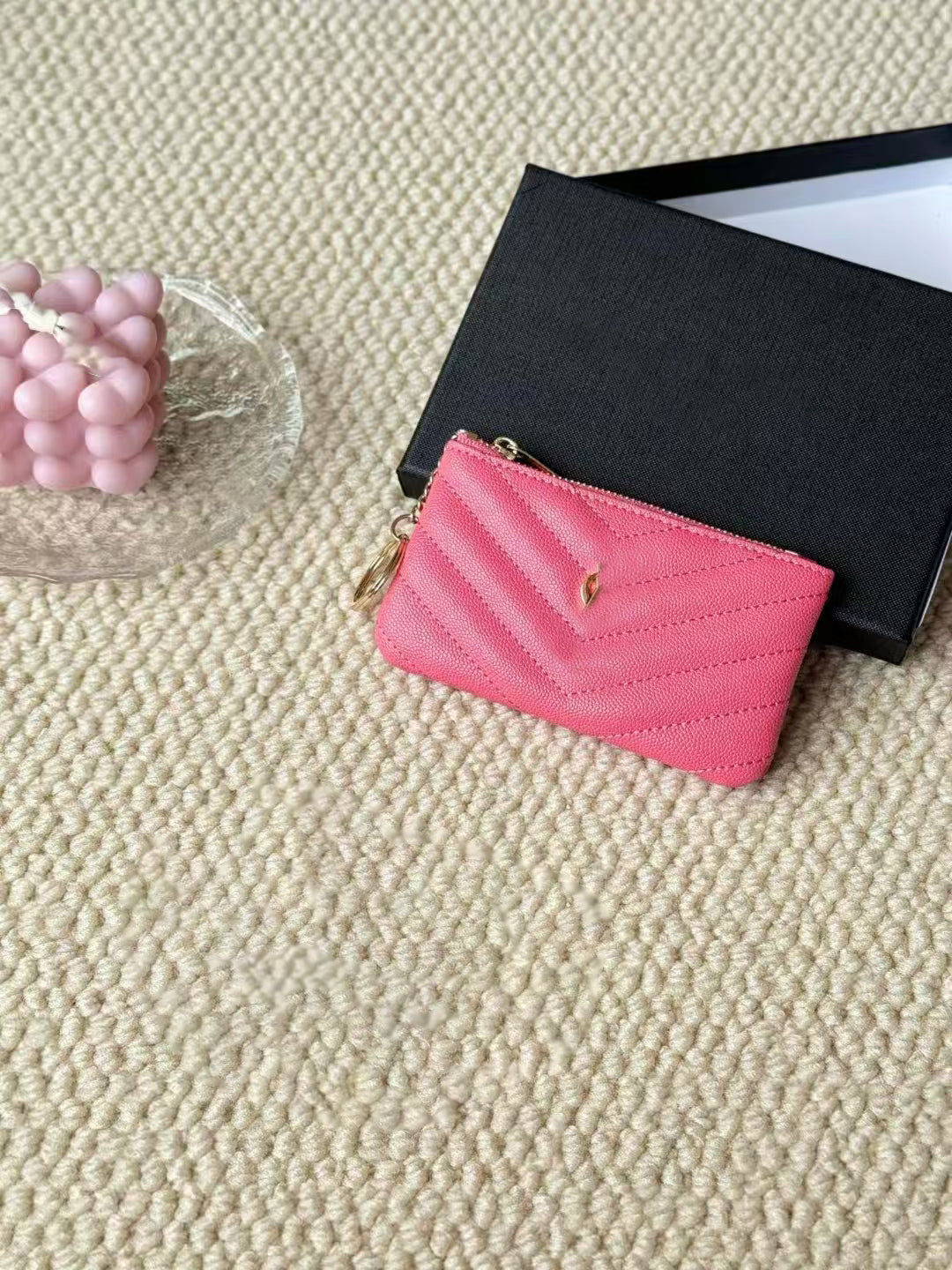 Genuine Leather Women Card Holder Small Zipper Wallet Solid Coin Purse Accordion n Rfid ID Business Credit Bags