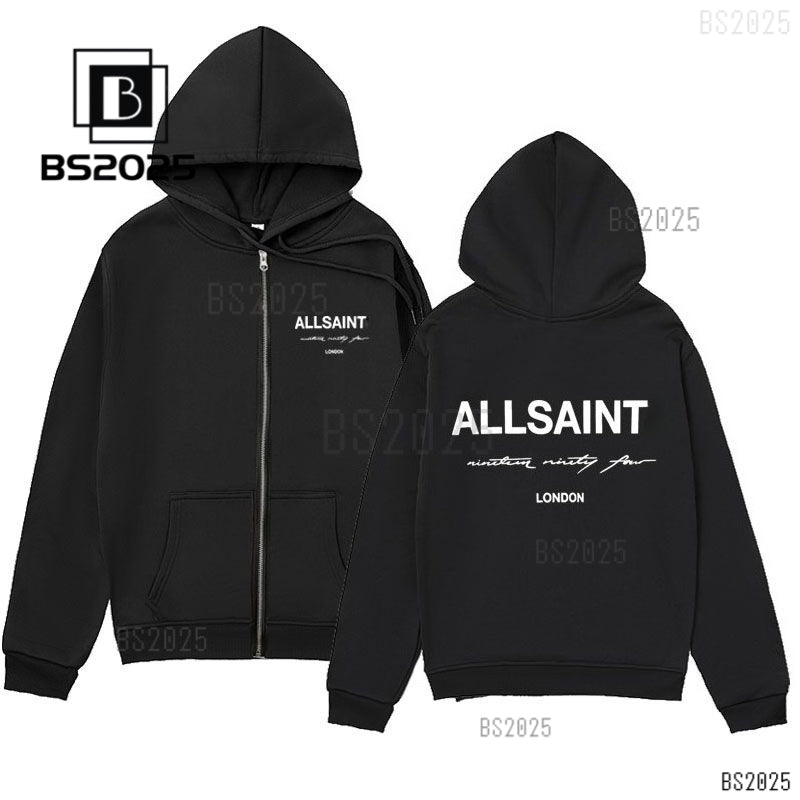 All Saint designer hoodie mens Hoodies men sweatshirts luxury allsaintsunderground hoodie zip up Designer Sweatsuit Men Women hoodies size S-3XL all