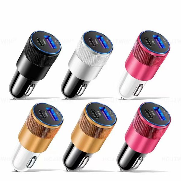 PD USB C Car Charger Quick Charge 4.0 3.0 Fast Charging For Smartphones Xiaomi Samsung Type C Phone adapter