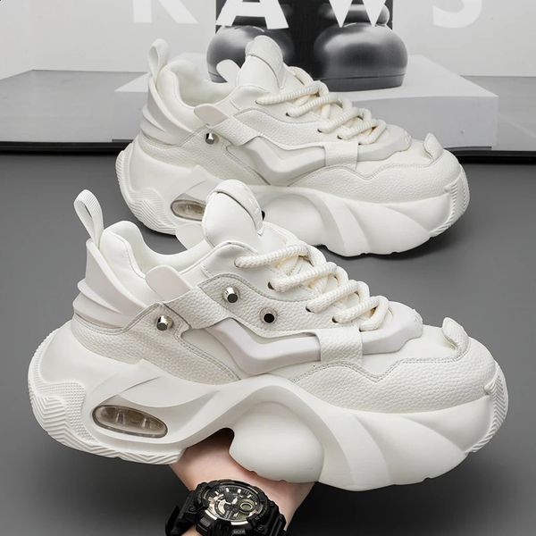 Mens Casual Sports Shoes Plataforma de Skate Fashion Shoes de Sports Esportes ao ar livre de verão curto e gordinho Running Shoes Tennis Lac