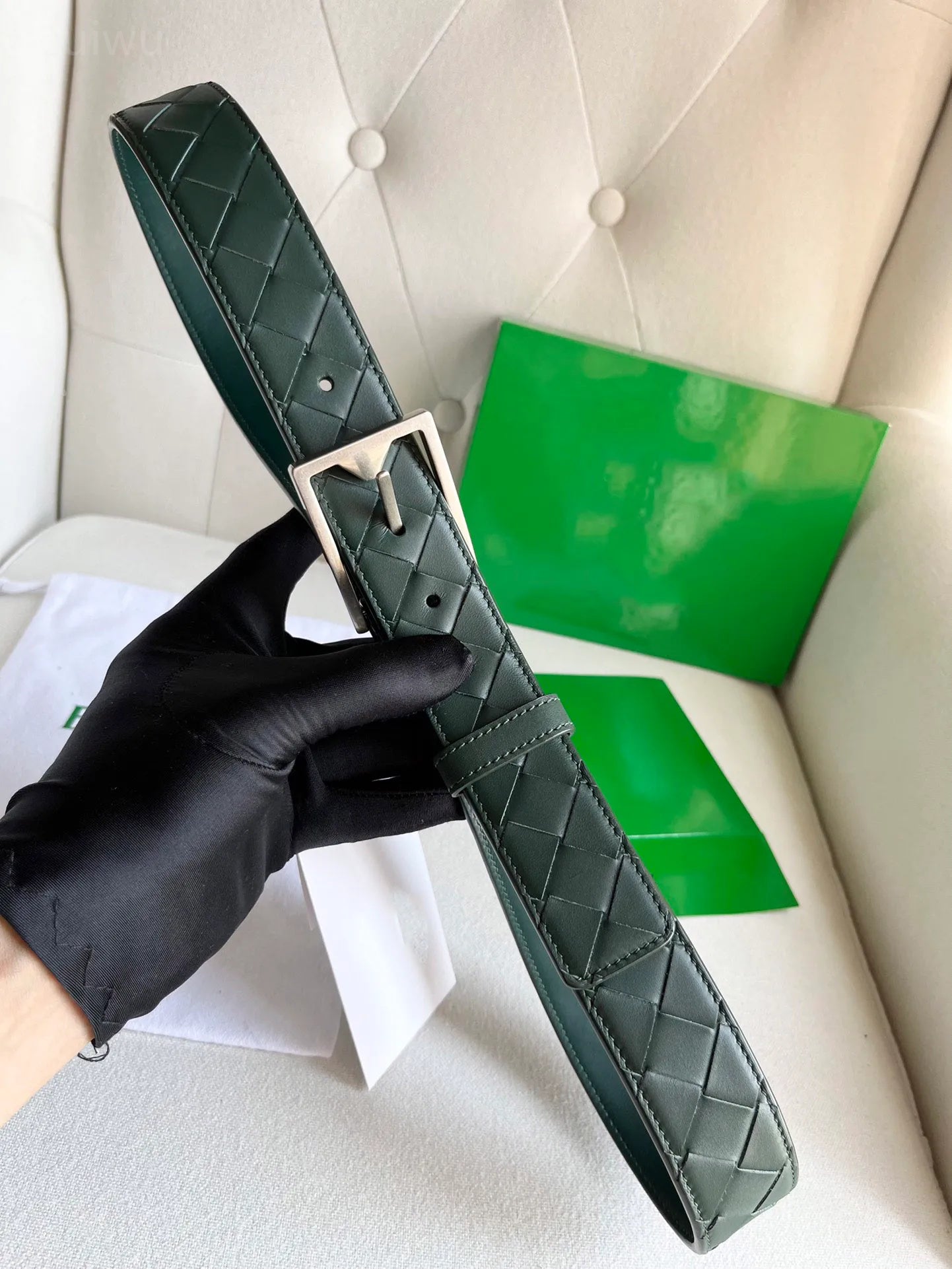 top quality designer belt for women men woven belt width 3.5cm Bvv belt cowhide fashion double sided calf leather needle buckle men&#039;s pants bel